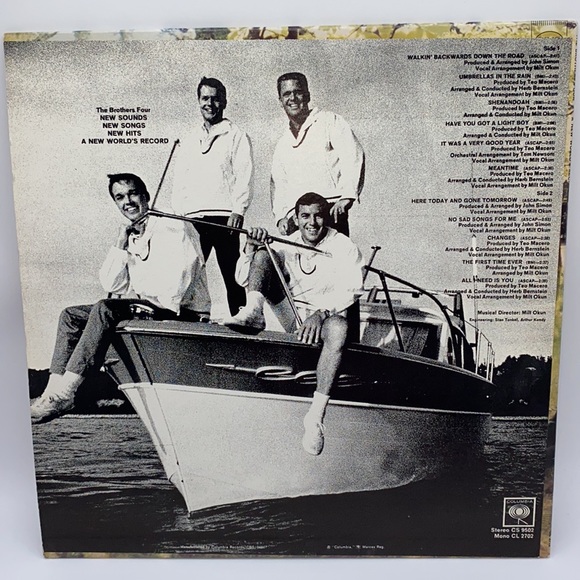 The Brothers Four A New World’s Record Album Vinyl LP Columbia - Picture 2 of 8